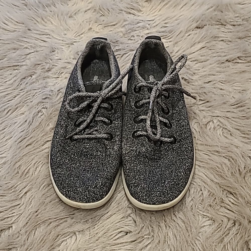 All birds‎ mens gray merino wool water repellent tennishoes size 12